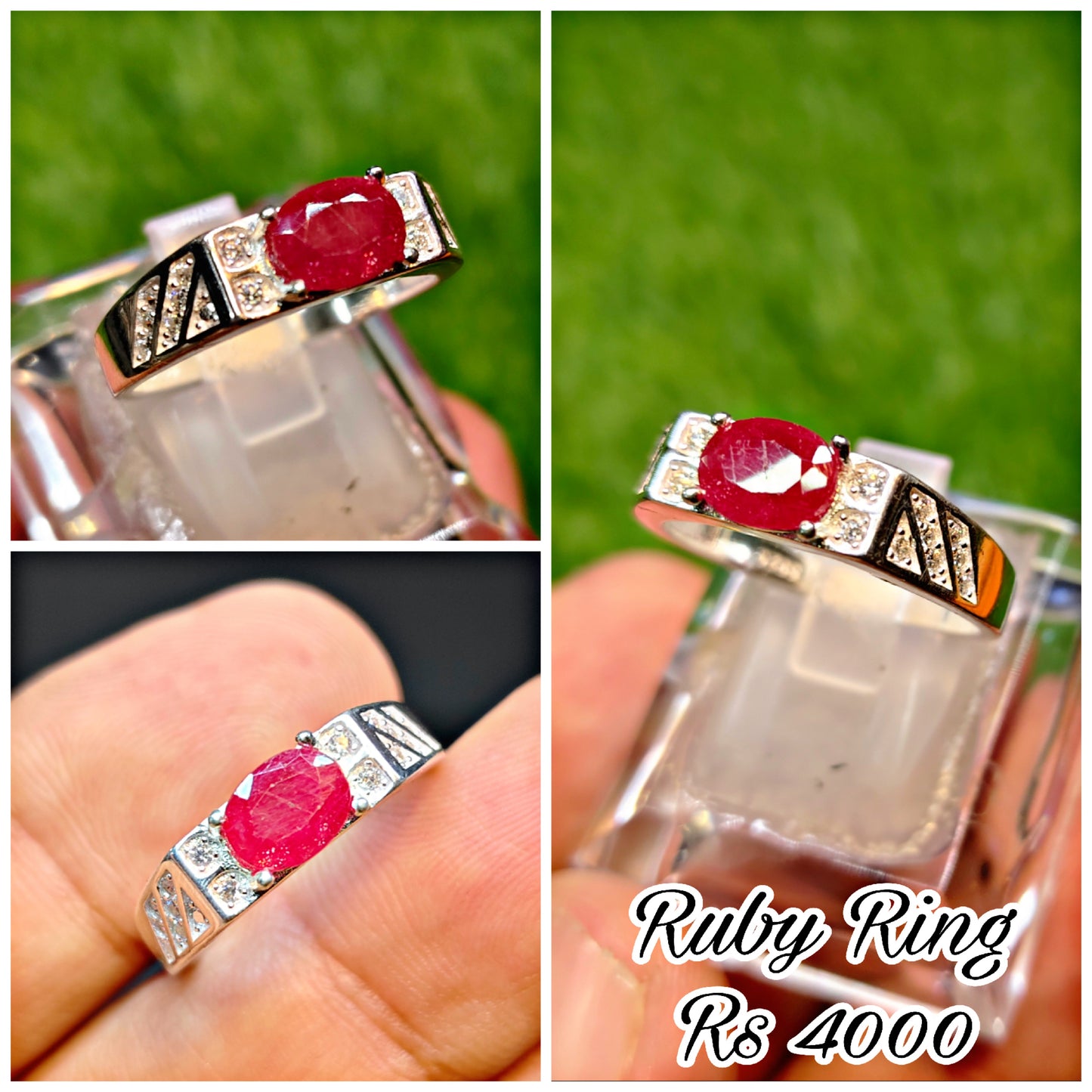 Natural Ruby Ring