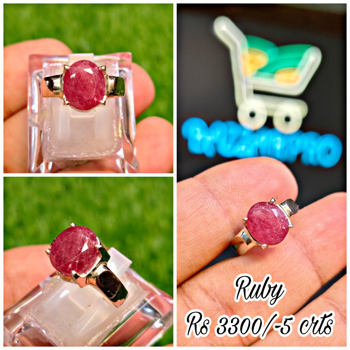 Natural Ruby Ring For Men