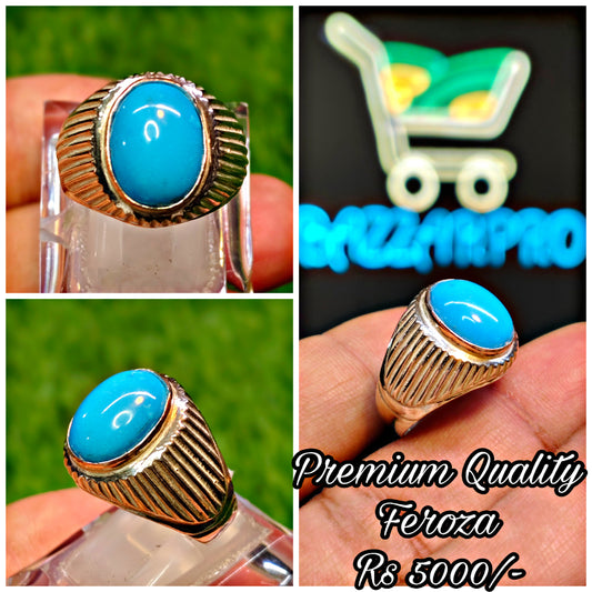 Natural Feroza Ring For Men