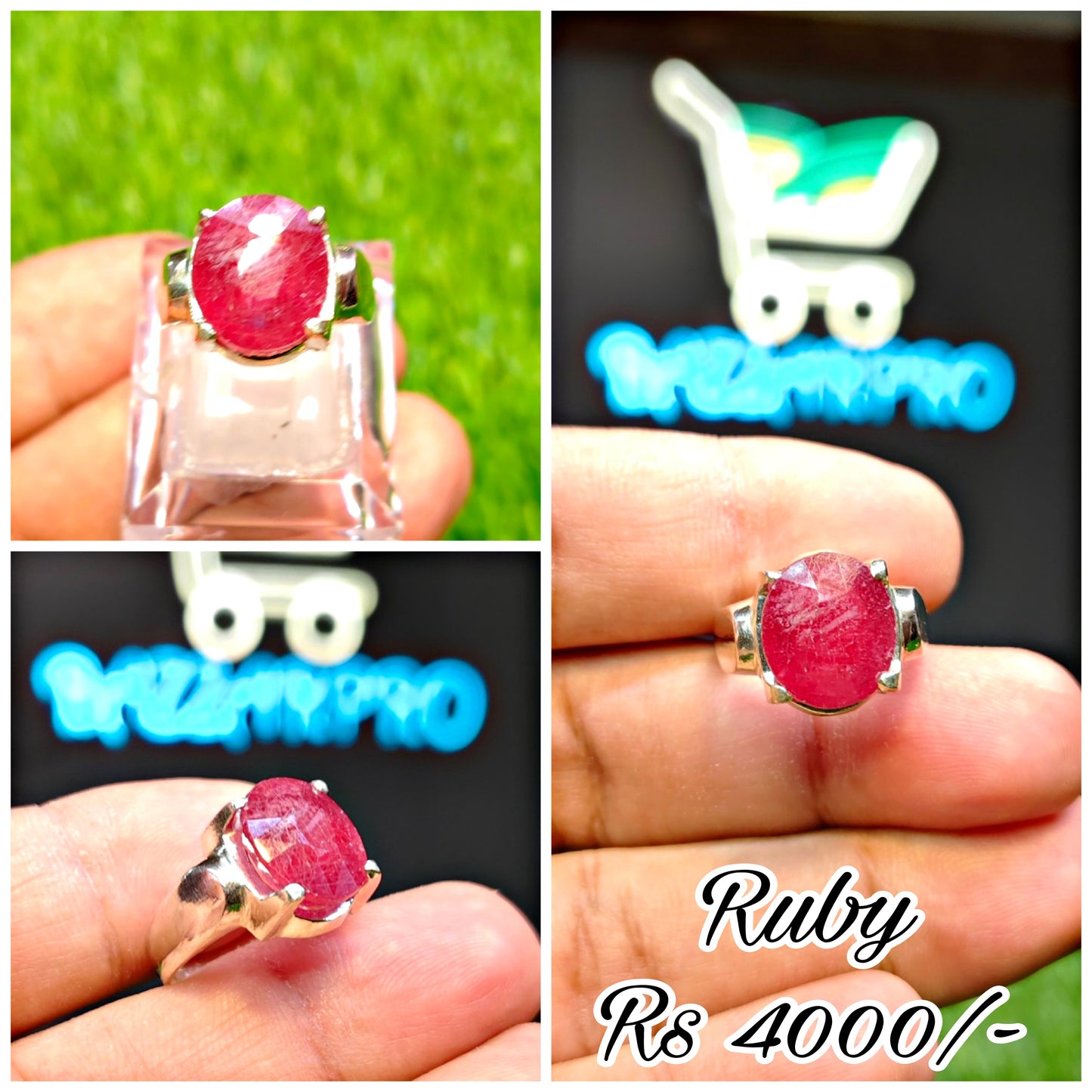 Natural Ruby Ring For Men