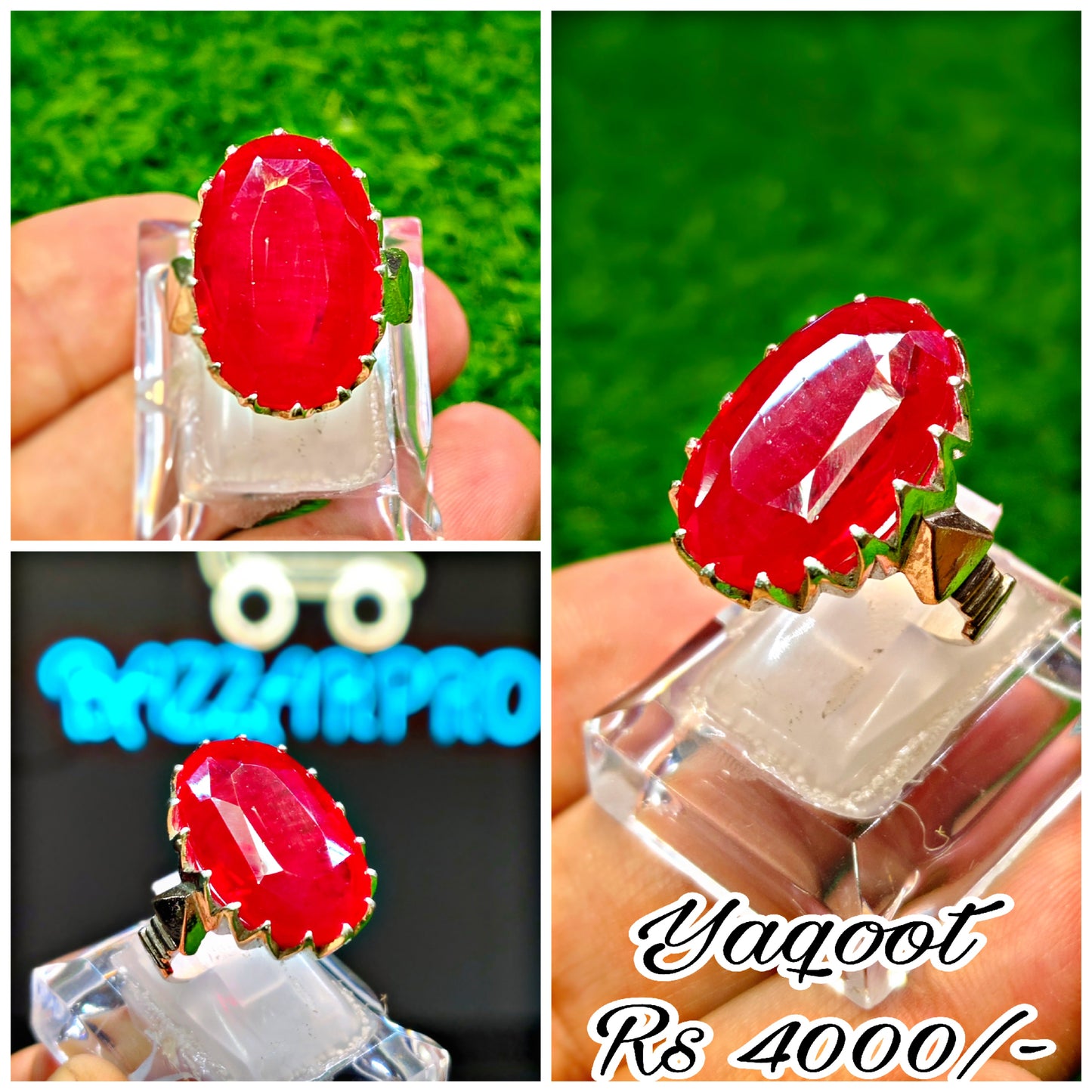 Natural Yaqoot Ring