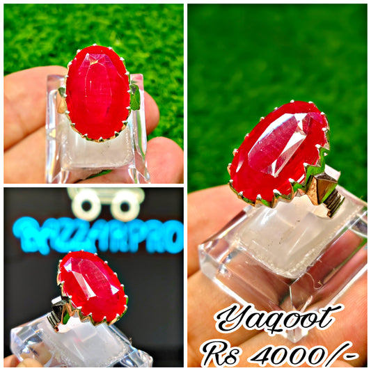 Natural Yaqoot Ring