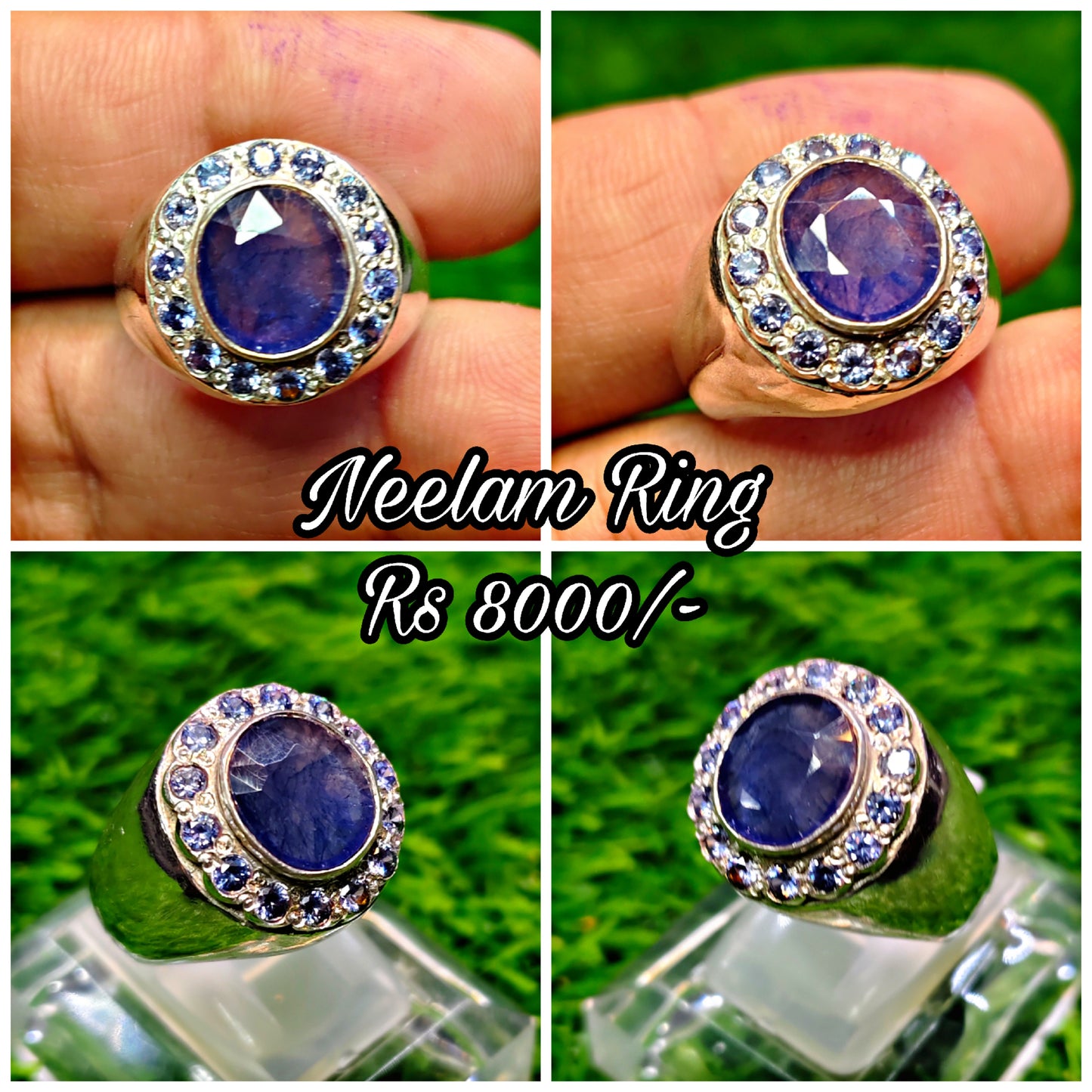 Natural Neelam Ring