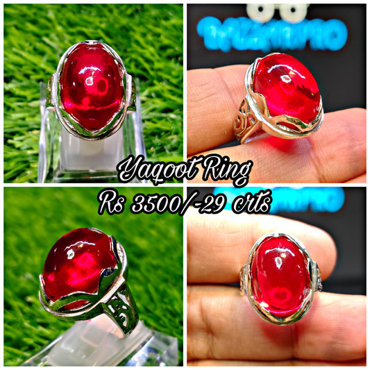 Natural Yaqoot Ring