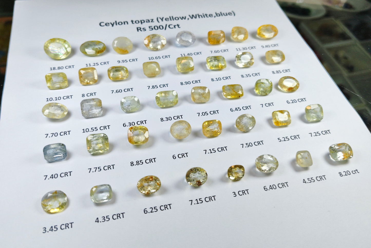 Ceylon Topaz