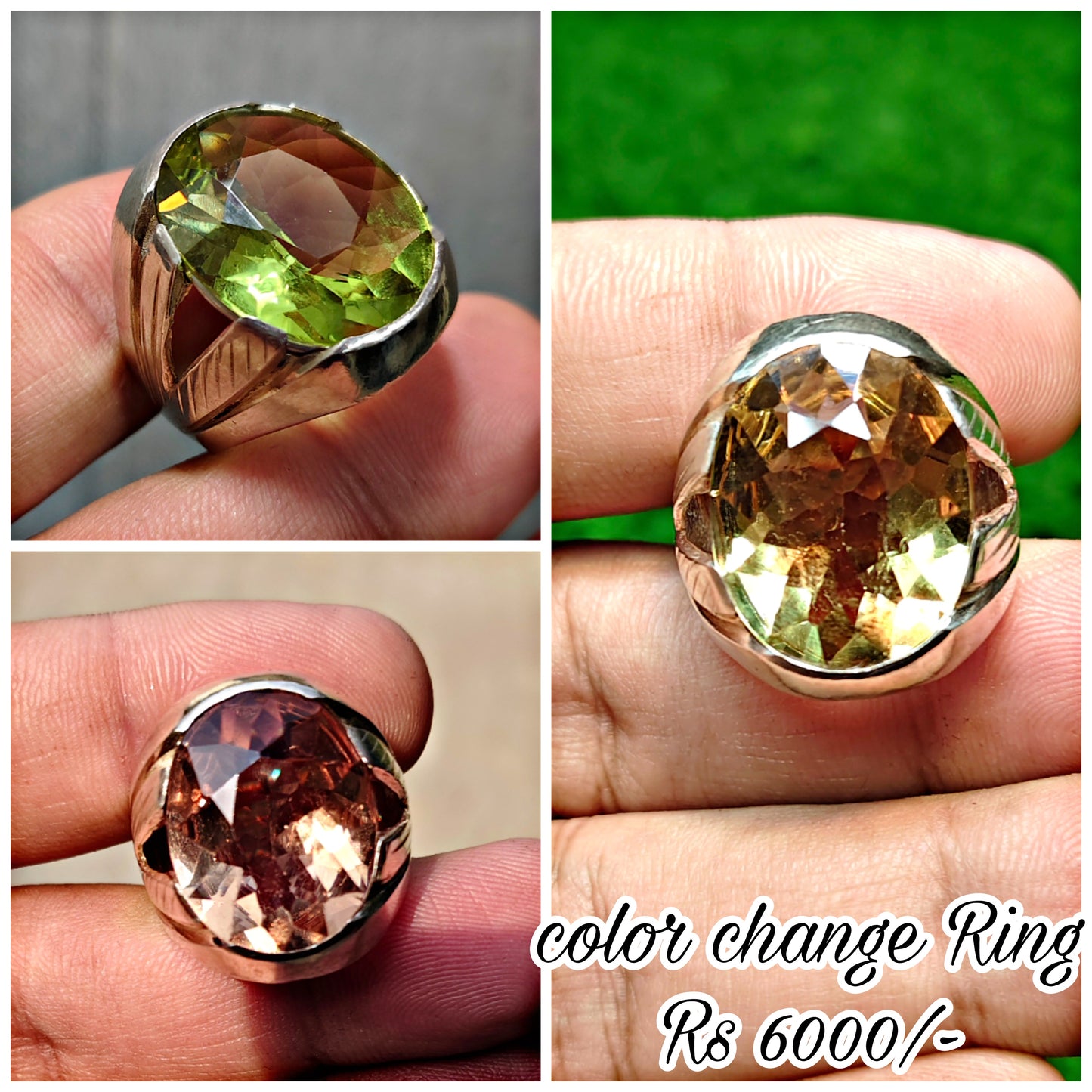 Color Changing Stone Ring