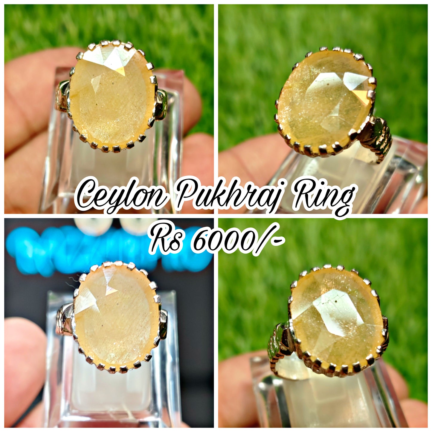 Ceylon Pukhraj Ring