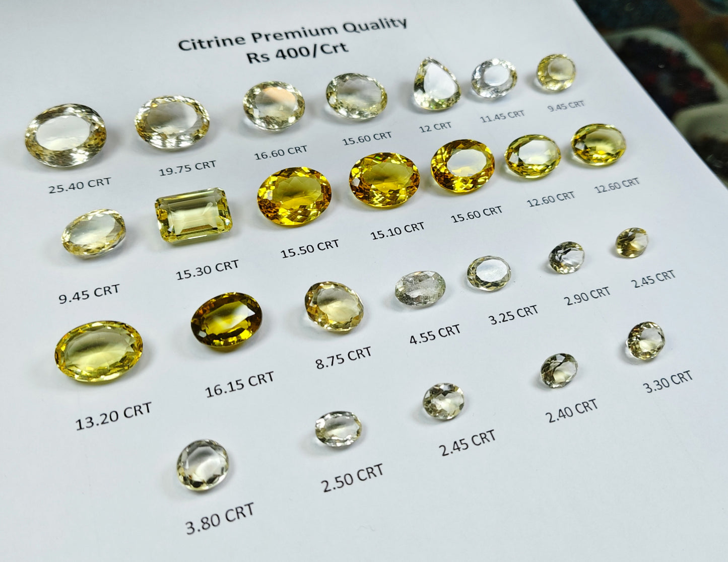 Citrine Premium Quality