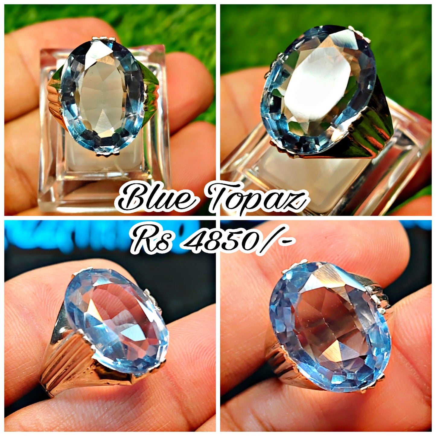 Blue Topaz Ring