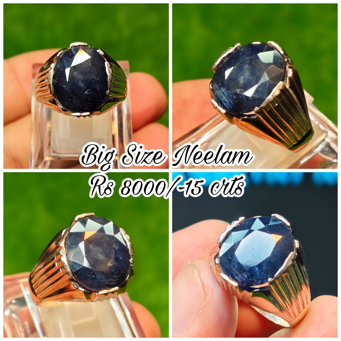 Big Size Neelam Ring