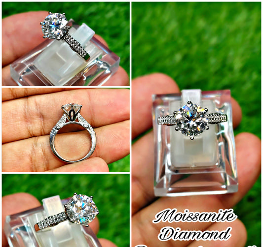 Moissanite Diamond Ring