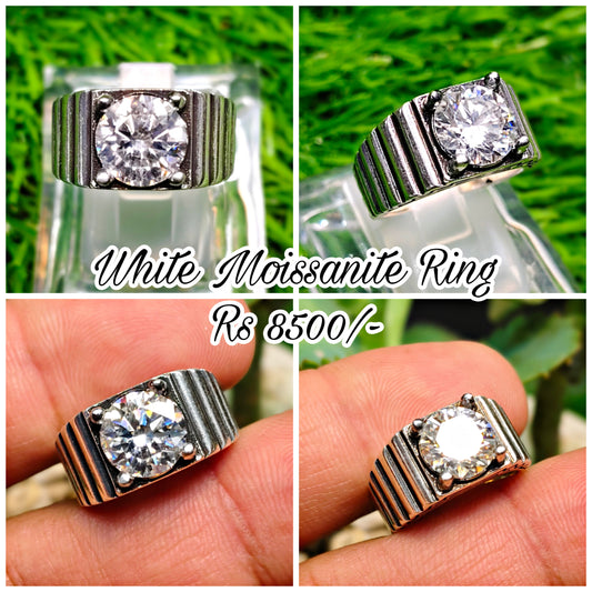 White Moissanite Diamond