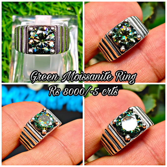 Green Moissanite Diamond