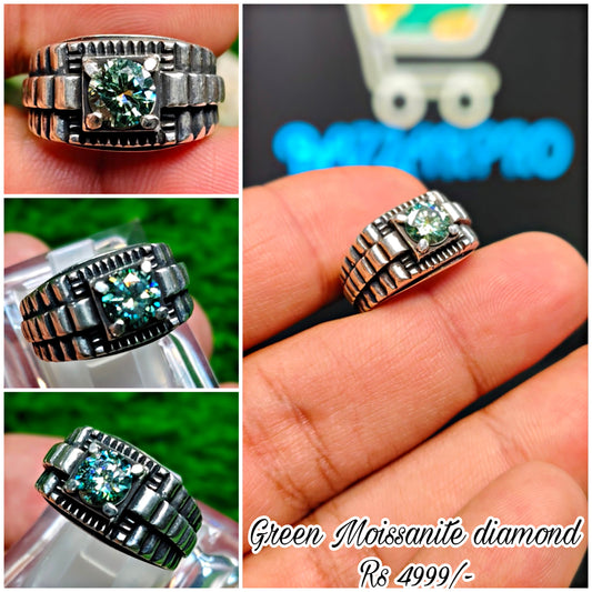 Green Moissanite Diamond