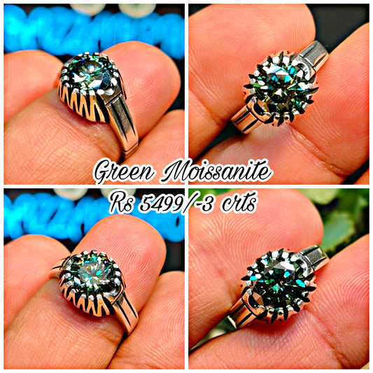 Green Moissanite Diamond