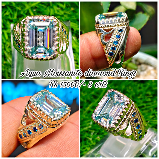 White Moissanite Diamond