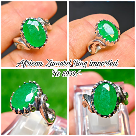 African Zamurd Ring