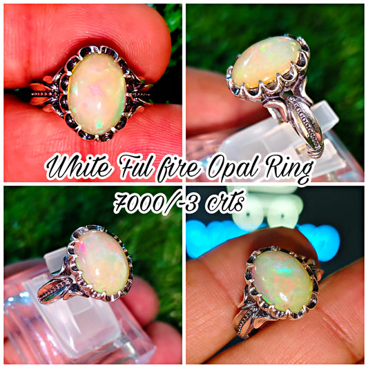 White opal Ring