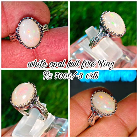 White opal Ring