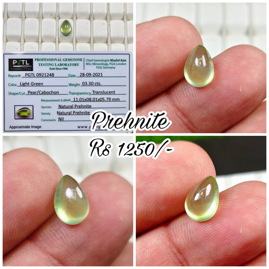 Prehnite With Lab Certificate