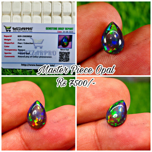 Black Opal With Lab Certificate