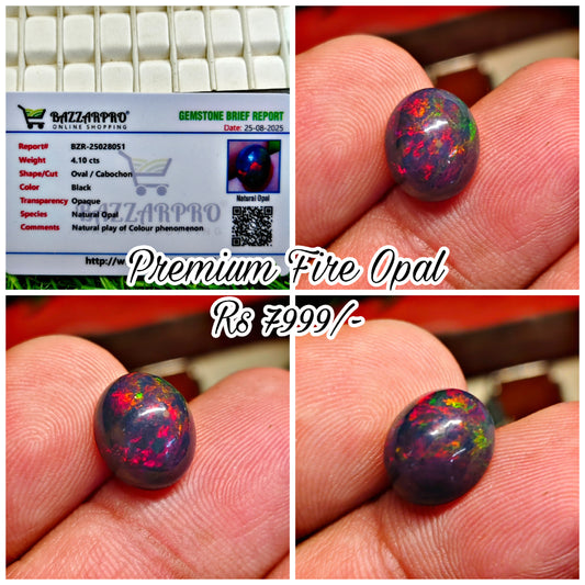 Premium Fire Opal With Lab Certificate