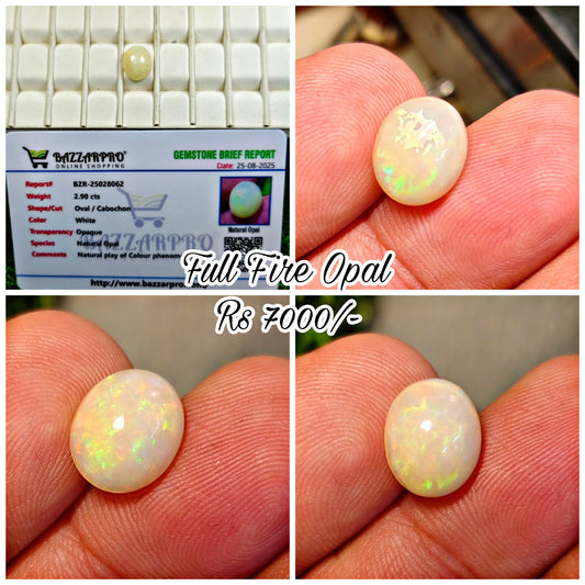 Full Fire Opal With Lab Certificate