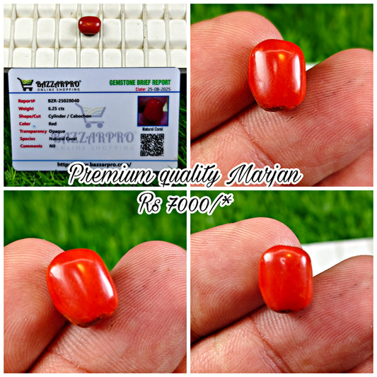 Premium Quality Marjan With Lab Certificate