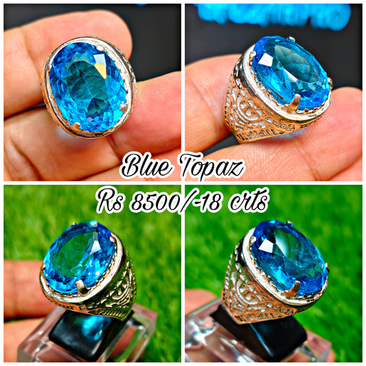 Blue Topaz Ring