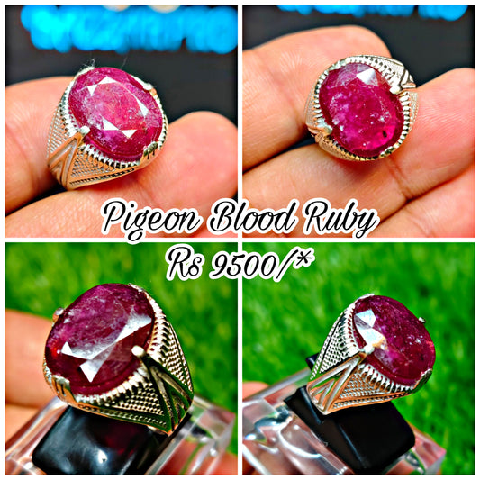 Pigeon Blood Ruby Ring