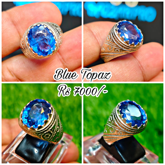 Blue Topaz Ring