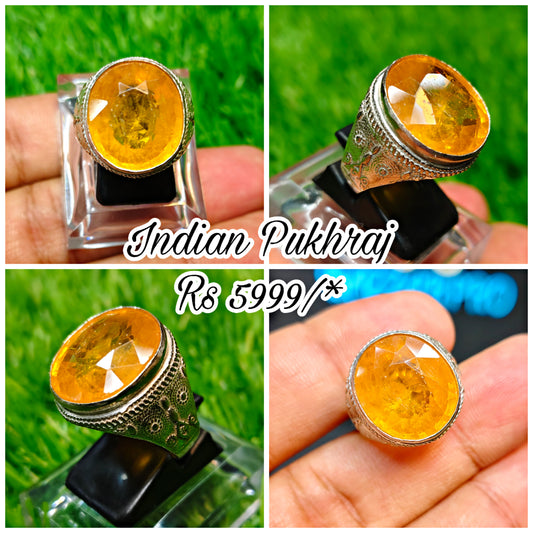 Indian Pukhraj Ring