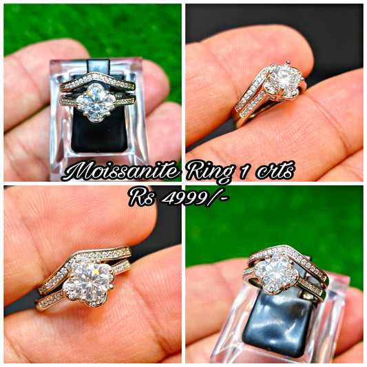 Moissanite Diamond Ring