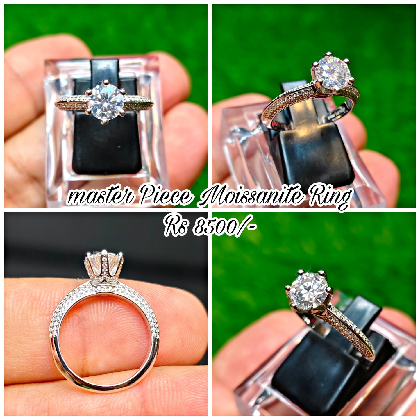 Moissanite Diamond Ring