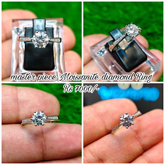 Moissanite Diamond Ring