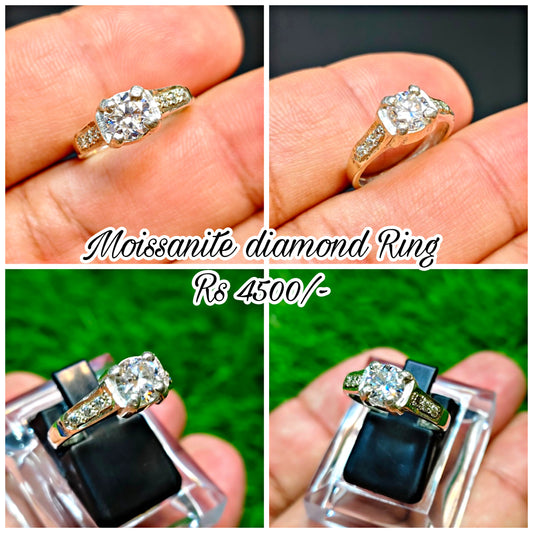 Moissanite Diamond Ring