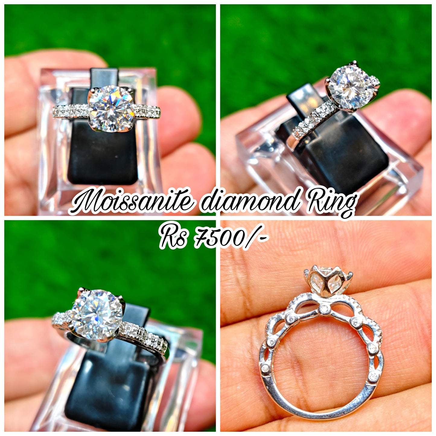 Moissanite Diamond Ring