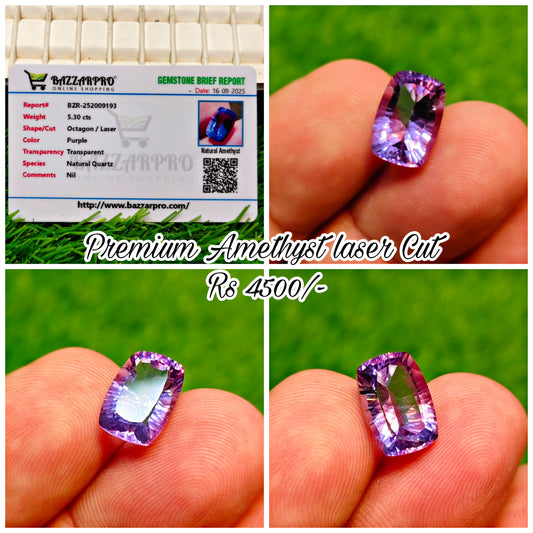 Amethyst With Lab Certificate