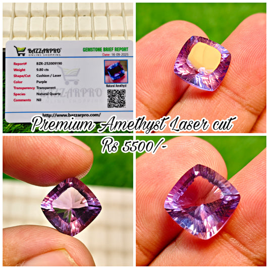 Amethyst With Lab Certificate