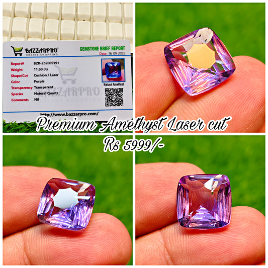 Amethyst With Lab Certificate