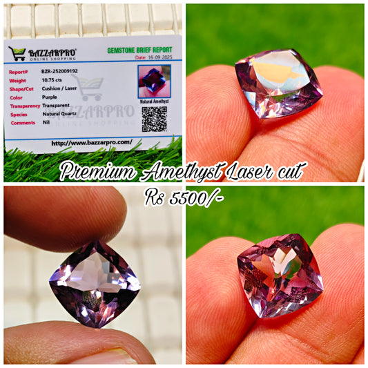 Amethyst With Lab Certificate