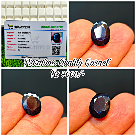 Premium Garnet With Lab Certificate
