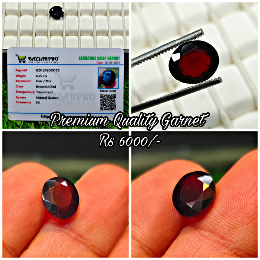 Premium Garnet With Lab Certificate