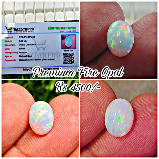Premium Opal With Lab Certificate
