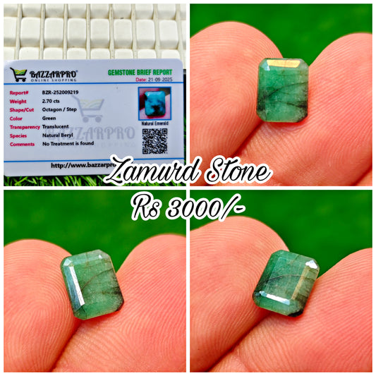 Premium Zamurd With Lab Certificate