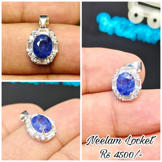 Neelam Locket Set