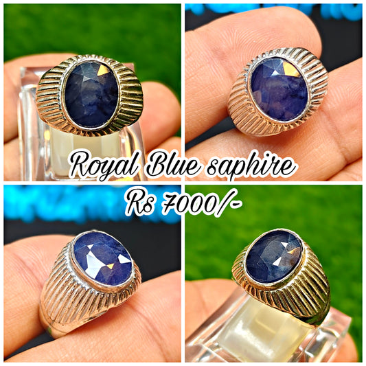 Royal Blue Sapphire Ring