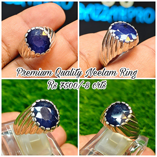 Premium Quality Neelam Ring