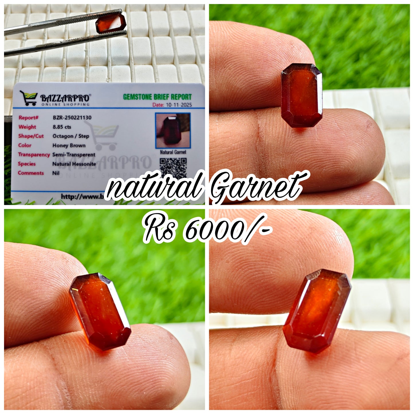 Blue Topaz With Lab Certificate