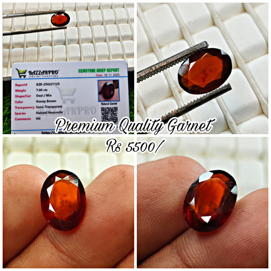 Premium Quality Garnet With Lab Certificate